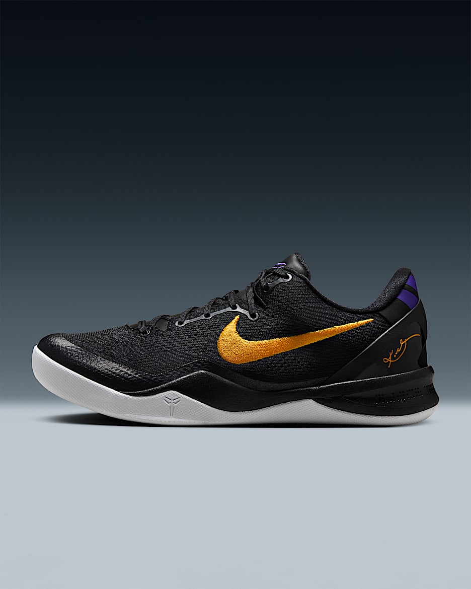 Kobe protro fashion black purple